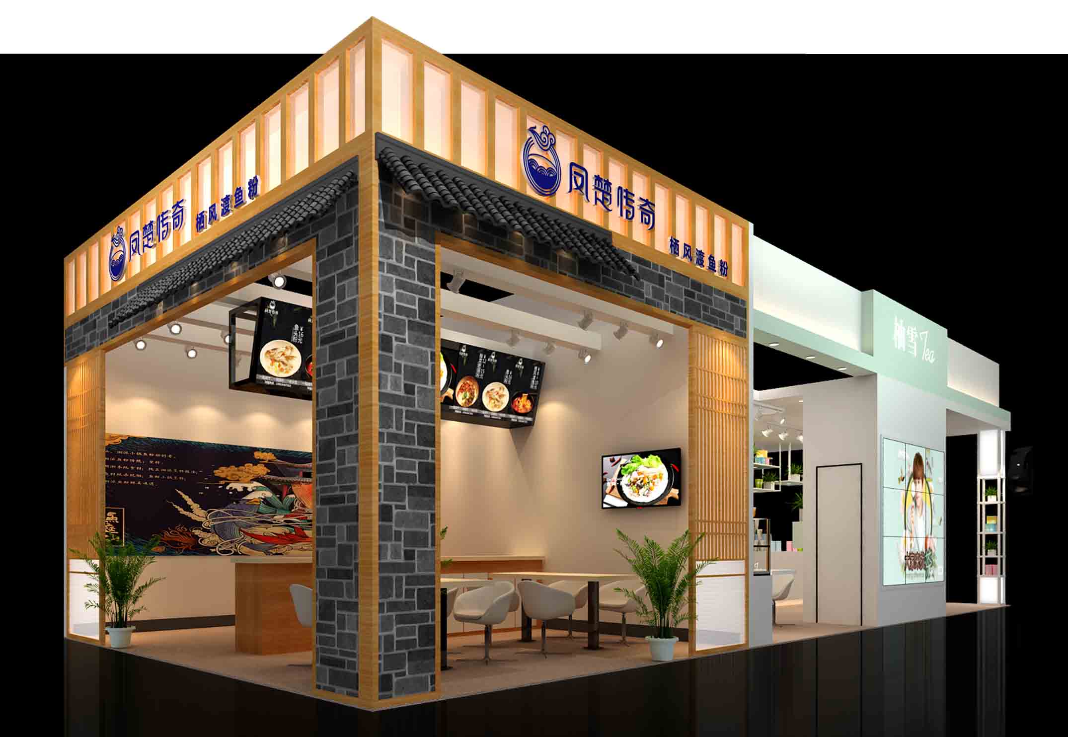火爆餐饮加盟展 展台设计如何揽客三步走，助力现场签单率飙升